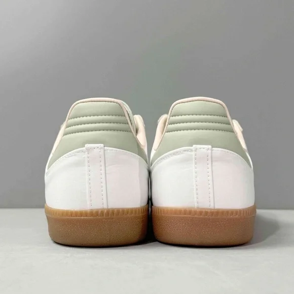 NWT SAMBA OG shock absorption low shoes women US size sneakers white green - Picture 5 of 5